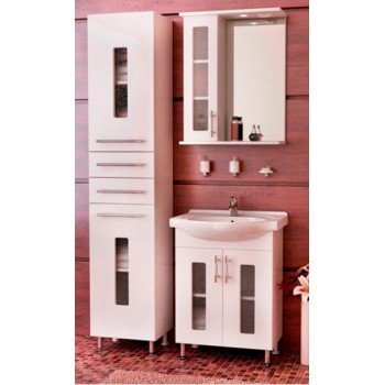 Шкаф зеркальный в ванную комнату 'ИДЕАЛ 60' левый с подсветкой, картинка 2