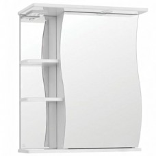 Шкаф зеркальный в ванную комнату 'ВОЛНА 60' правый с подсветкой