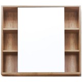 Шкаф зеркальный в ванную комнату универсальный 'ОСТИН 80' ДУБ КАНЬОН