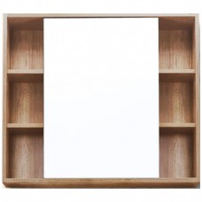 Шкаф зеркальный в ванную комнату универсальный 'ОСТИН 80' ДУБ КАНЬОН